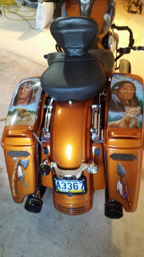 Put your Passion onto your Ride! We can airbrush your design..give us a call or email for more info!