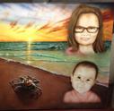 Airbrushed Memorial Stones for Garden or that special place